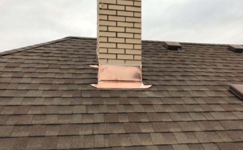Copper Chimney Flashing for Milwaukee Roofing System